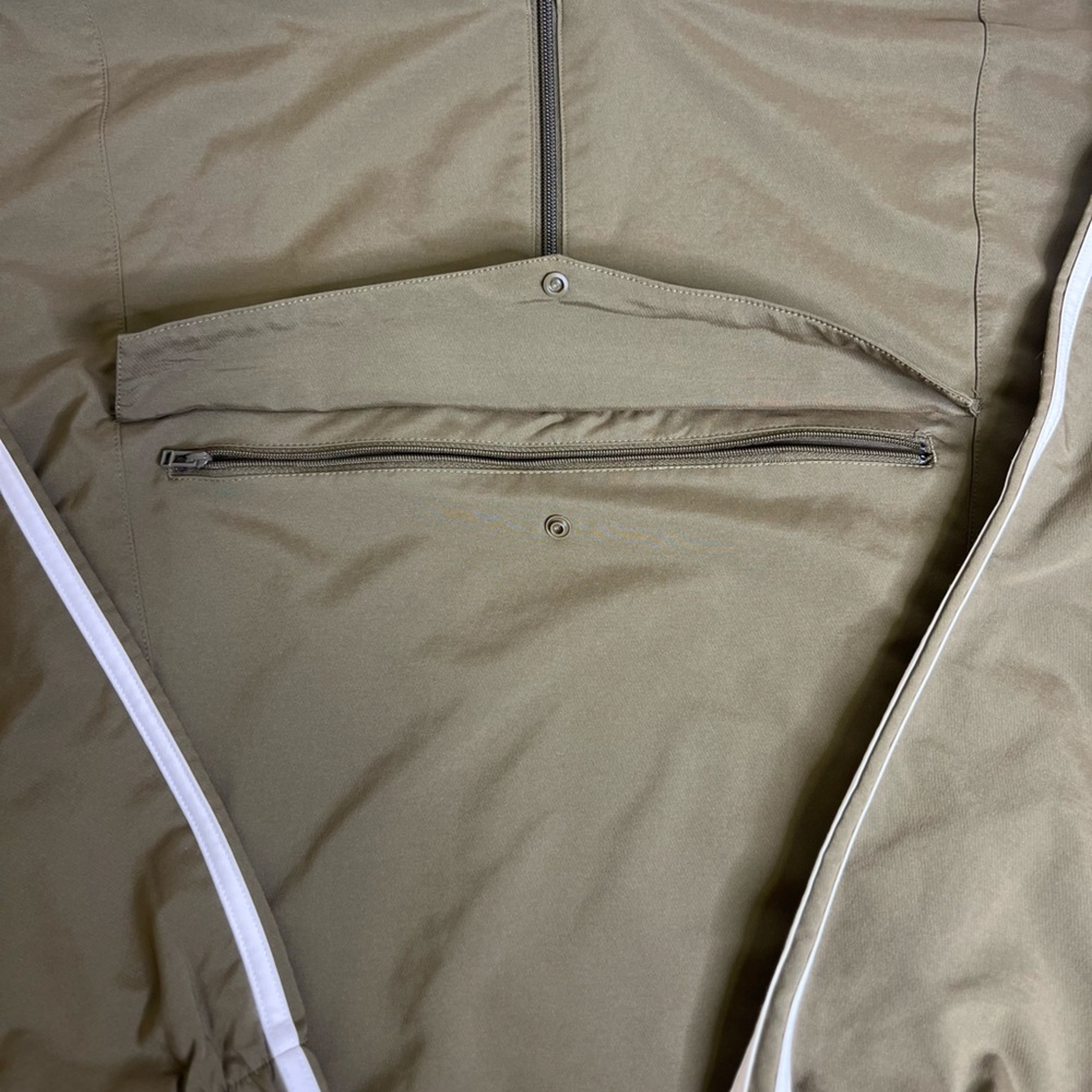 Adidas Khaki Green Track Jacket - Size Medium - Picture 5 of 8